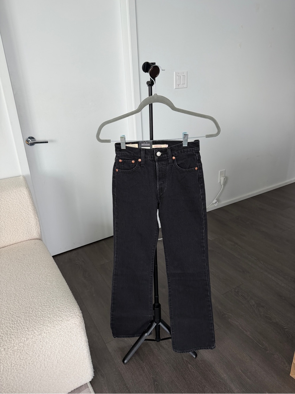 Levi's Black Straight-Leg Women's Jeans